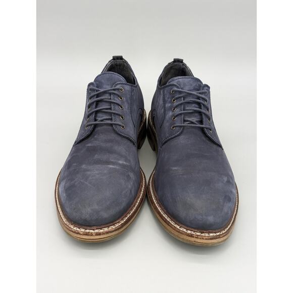 Cole Haan Men\'s Frankland Grand Plain Toe Oxford Navy Nubuck Shoes Size 12 main image 4